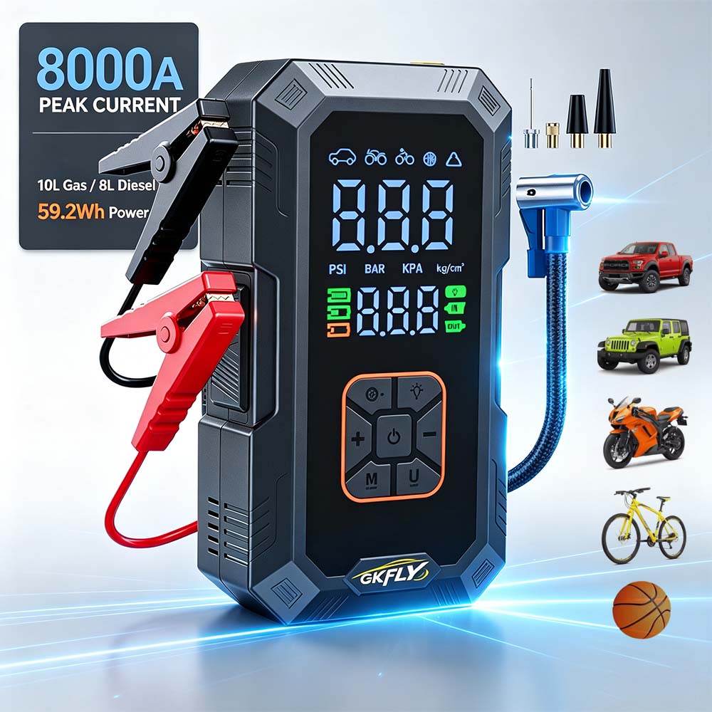 Power Banks - 4 IN 1 Car Jump Starter
