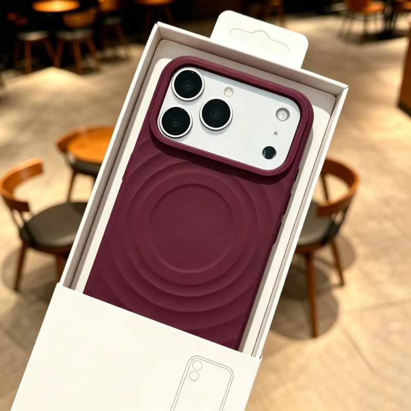 Liquid Silicone Magnetic Phone Case - Water Ripple Liquid Silicone For Magsafe