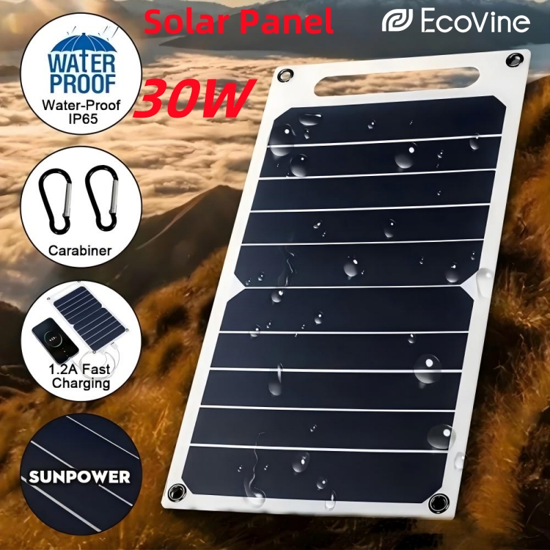 Power Banks - 5V Solar Panel USB Type-C Charge