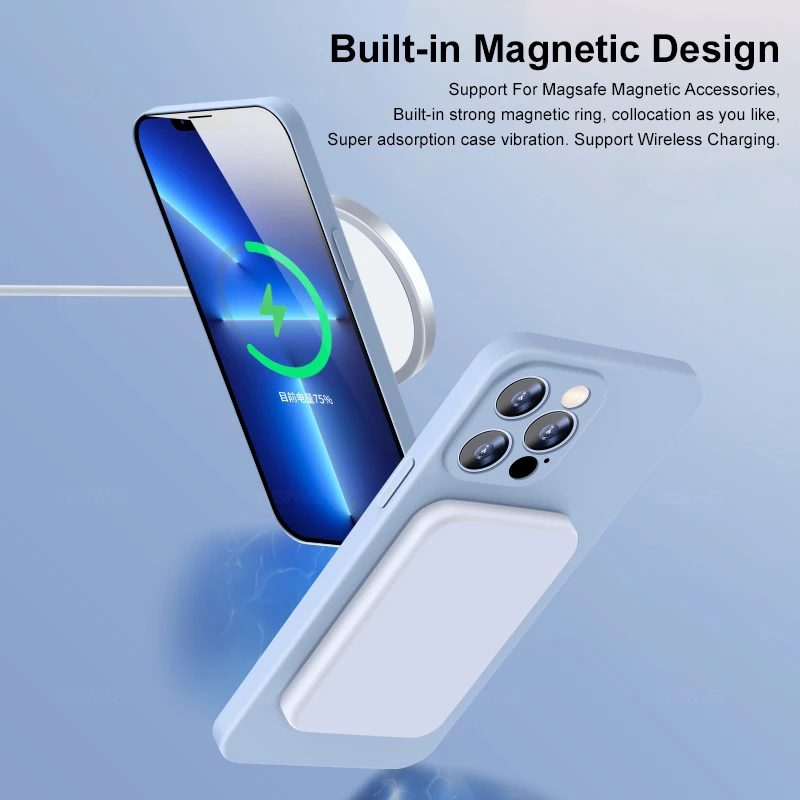 Magnetic Liquid Silicone Case  - Liquid Silicone Magnetic Phone Case review and price