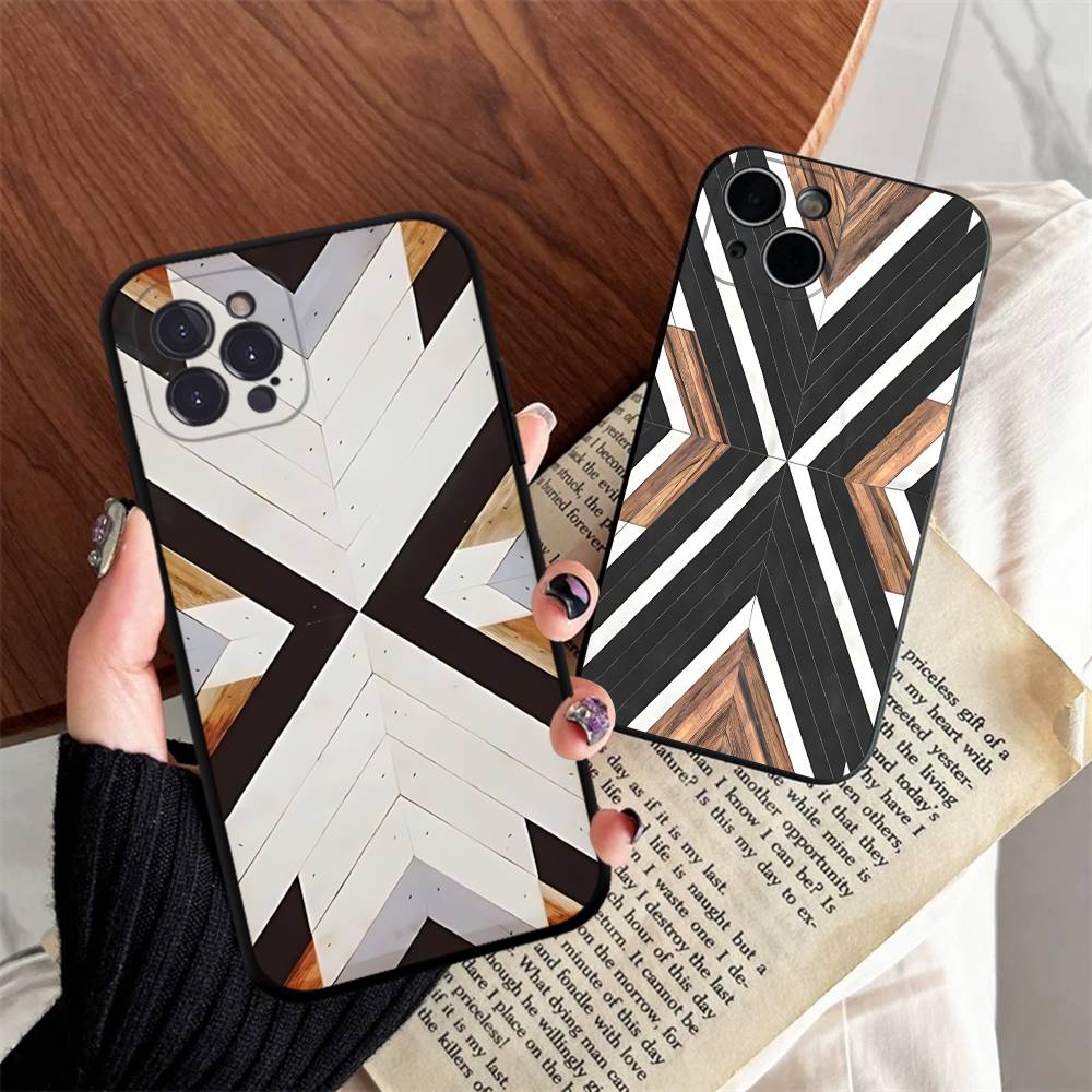 Vintage Wood Grain Geometry Pa - Vintage Floral Pattern Soft Case review and price