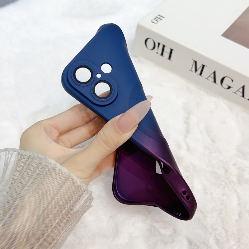 Luxury Gradient Liquid Silicon - Liquid Silicone Magnetic Phone Case review and price