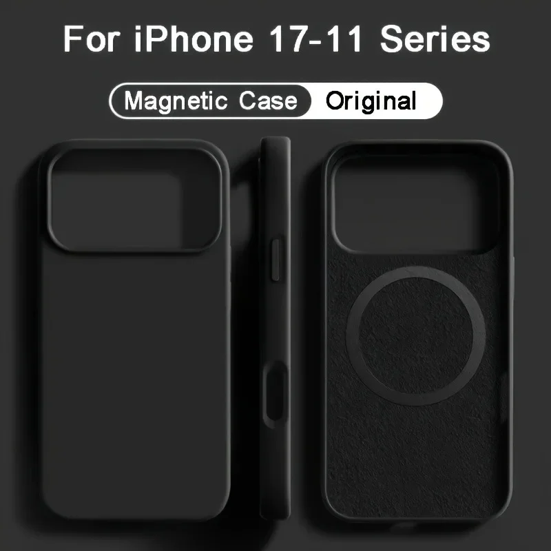 Fashionable Magnetic Liquid Si - Liquid Silicone Magnetic Phone Case review and price