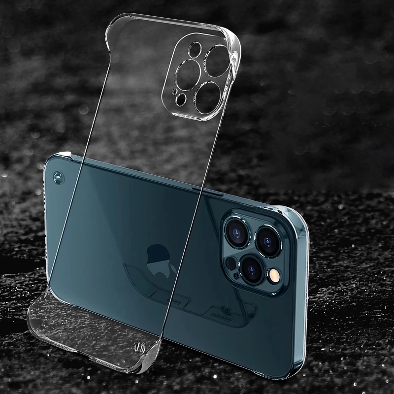 Clear Frameless Hard PC Case f - Clear Shockproof Bumper Case review and price