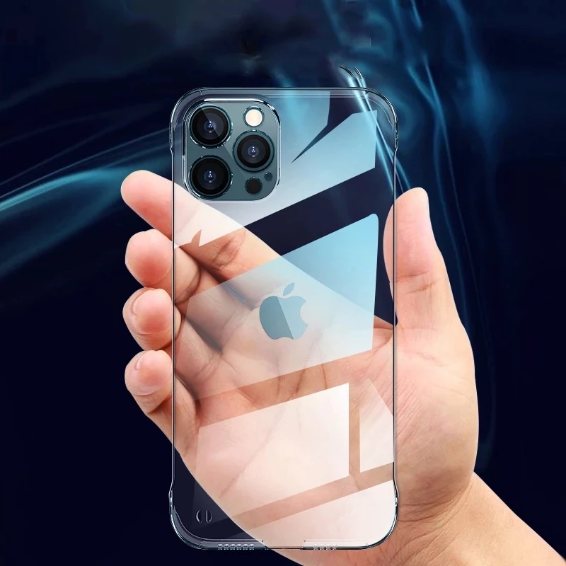 Clear Frameless Hard PC Case f - Clear Shockproof Bumper Case review and price