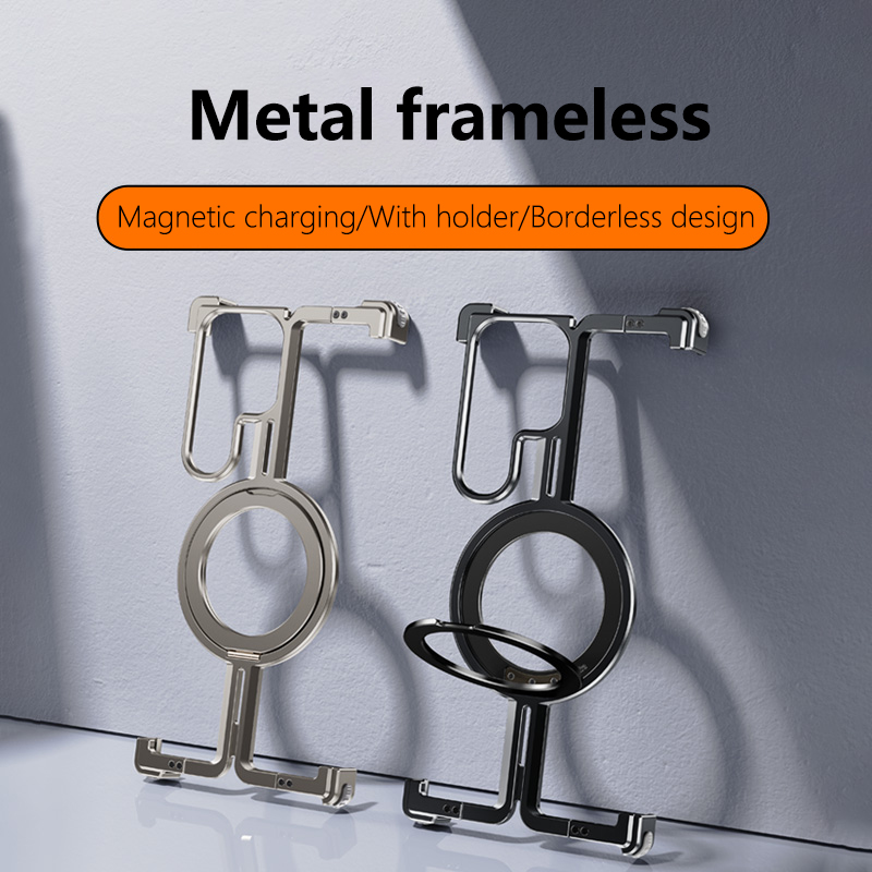 Metal Frameless Magnetic Holde - Metal Bumper Aluminum Frame Case review and price