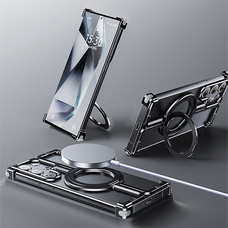 Metal Frameless Magnetic Holde - Metal Bumper Aluminum Frame Case review and price