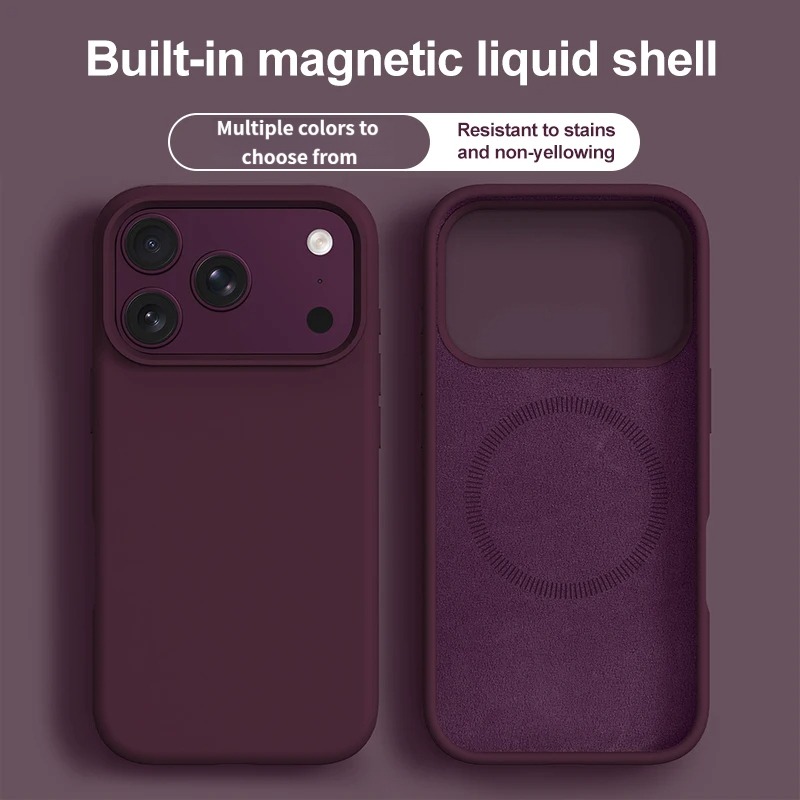 Original Liquid Silicone Magne - Liquid Silicone Magnetic Phone Case review and price