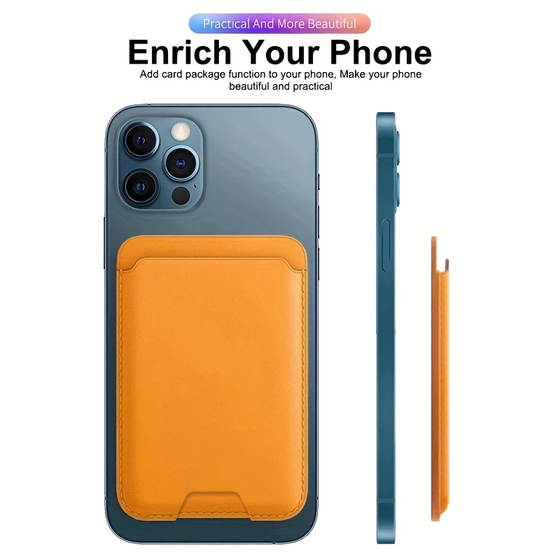 Luxury PU Magnetic Card Holder - Leather Wallet Card Holder Phone Cover review and price